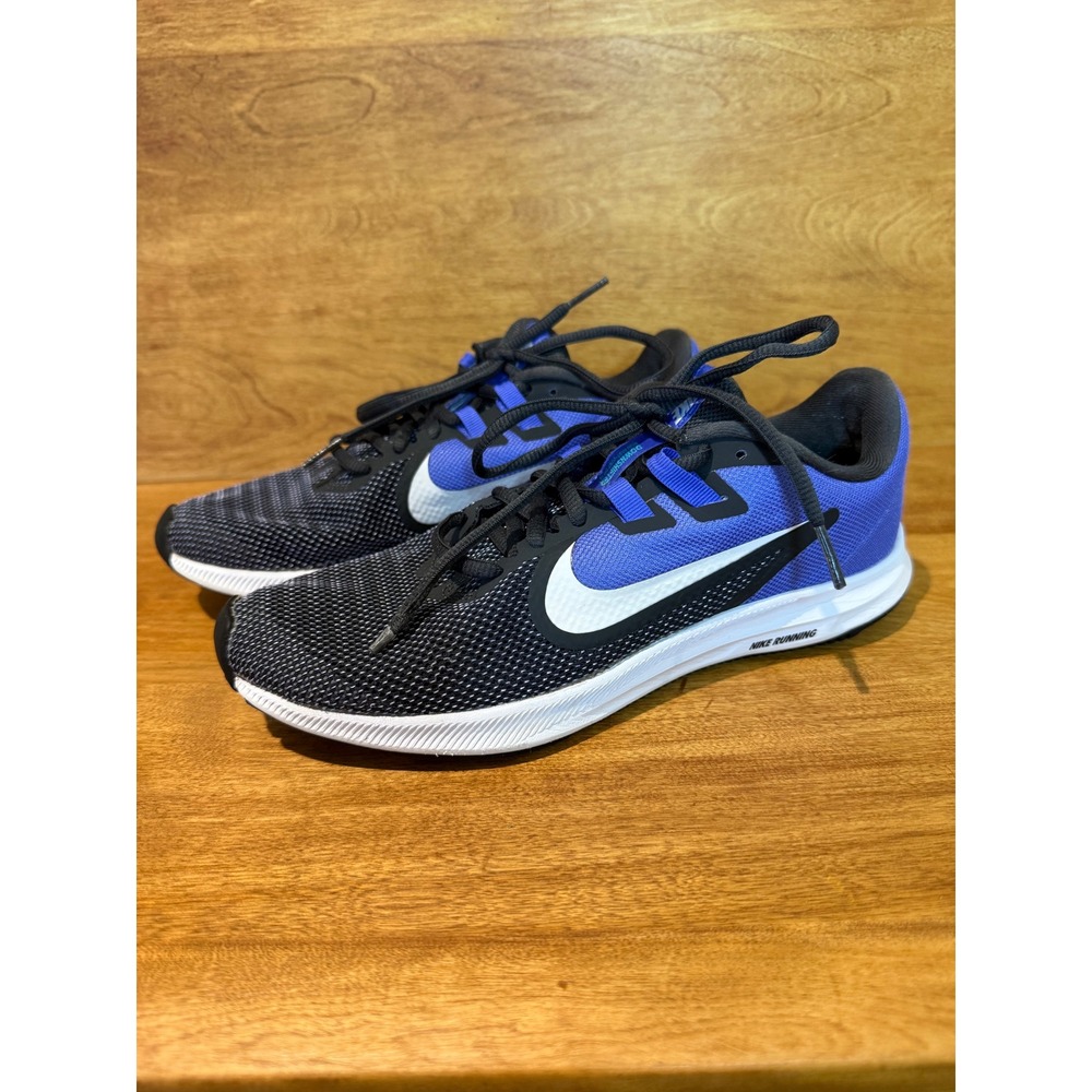 Nike Downshifter 9 Womens Running Shoes blue running walking athletic size 7.5